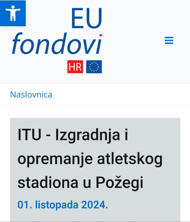 Požega.eu | Izgradnja atletskog stadiona u Požegi počinje do kraja ove godine!