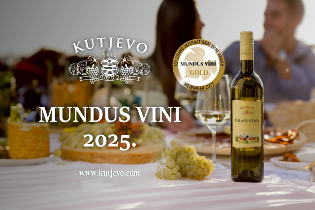 Požega.eu | Velika dominacija vinarije Kutjevo na svjetskoj sceni: Zlatne i srebrne medalje na Mundus Vini Spring 2025.