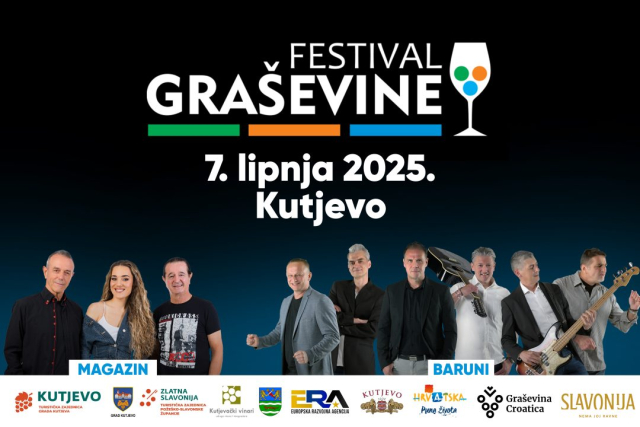 Požega.eu | [NAJAVA] Magazin i Baruni uz Festival graševine u Kutjevu predvode spektakl vina i zabave!