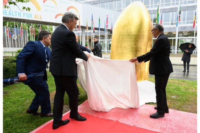 Požega.eu | Rođeni Drenovčan Andrija Štampar dobio spomenik u Ženevi, a otkrio ga je premijer Plenković