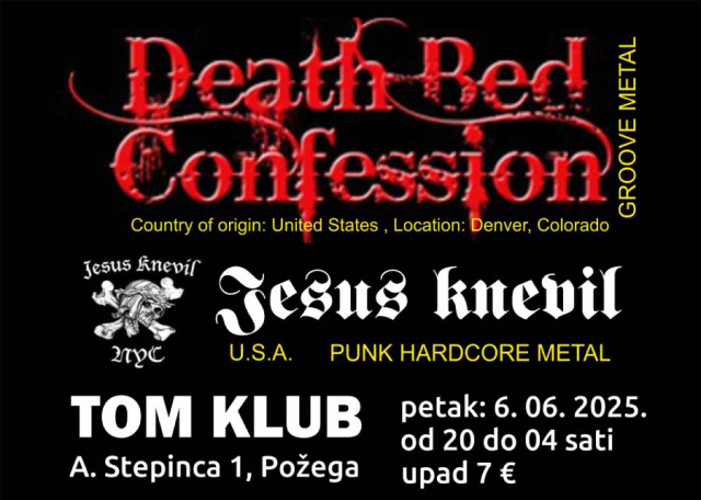 Požega.eu | Vrhunski američki metal bendovi u petak u Požegi