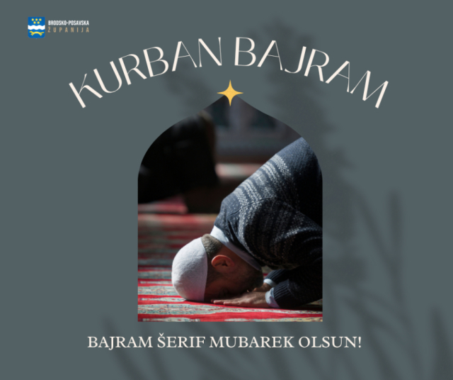 SB Online | Župan Marušić uputio čestitku stanovnicima islamske vjeroispovijesti povodom Kurban Bajram