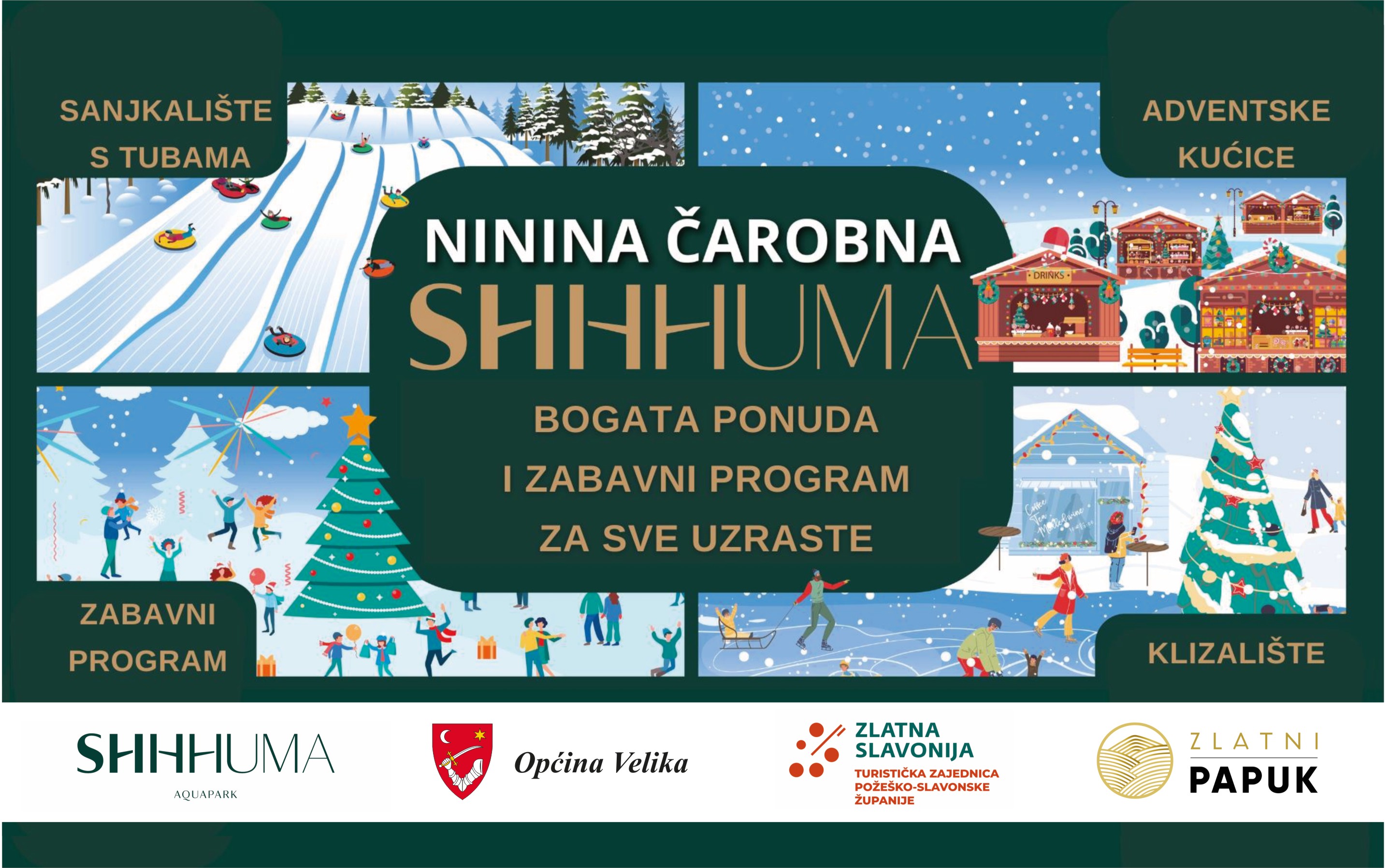 Požega.eu | Područje Zlatnog Papuka posebno će zablistati uz Nininu čarobnu Shhhumu i brojne sadržaje: Svečanost otvorenja u ponedjeljak 6.prosinca od 16 sati