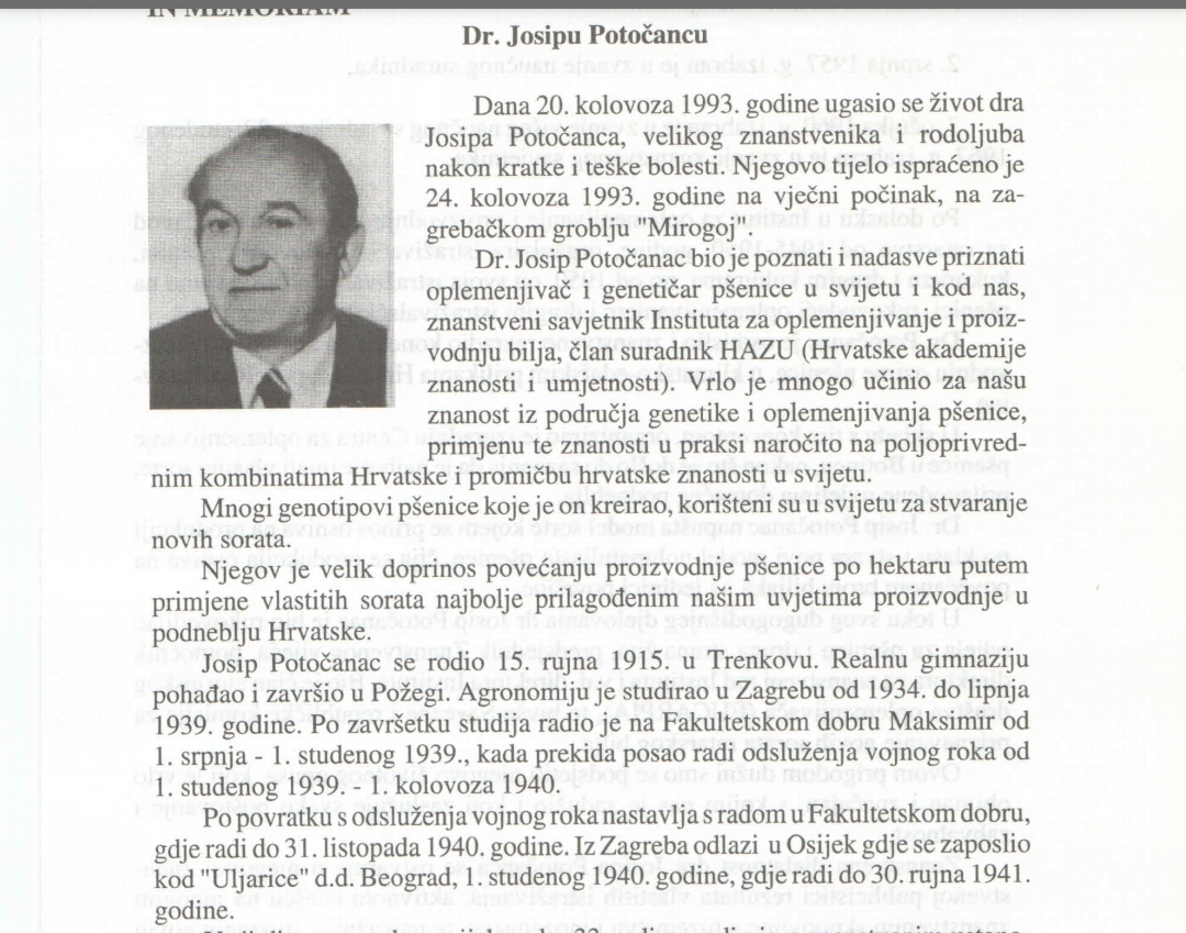 Požega.eu | Zaslužuje li znanstvenik dr. Josip Potočanac da ulica u rodnom mu Trenkovu, te Velikoj i Požegi nosi njegovo ime?