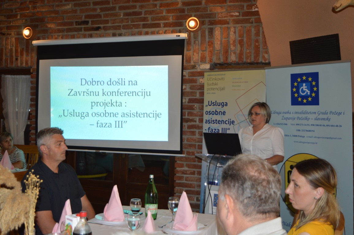 Požega.eu | Kroz projekt Usluge osobne asistencije Udruga osoba s invaliditetom grada Požege i Požeško-slavonske županije osigurala 26 asistenata