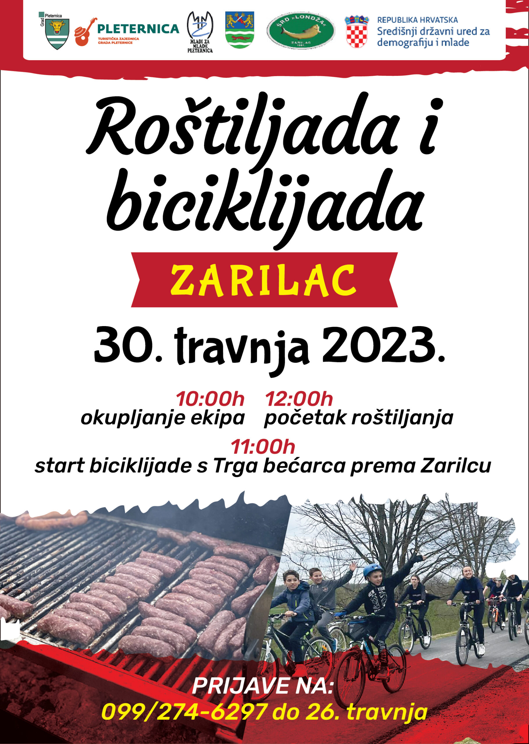 Požega.eu | Najveća slavonska roštiljada i biciklijada – prijavi svoju ekipu i 30. travnja budi u Zarilcu