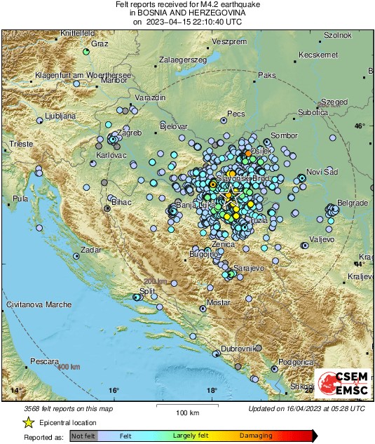 Požega.eu | Potres uznemirio Požežane: 