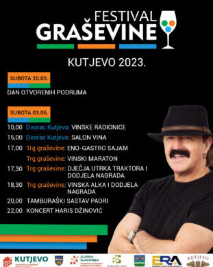 Ne propustite veliki koncert Harisa Džinovića u Kutjevu: Subota, 3.lipnja u 20 sati