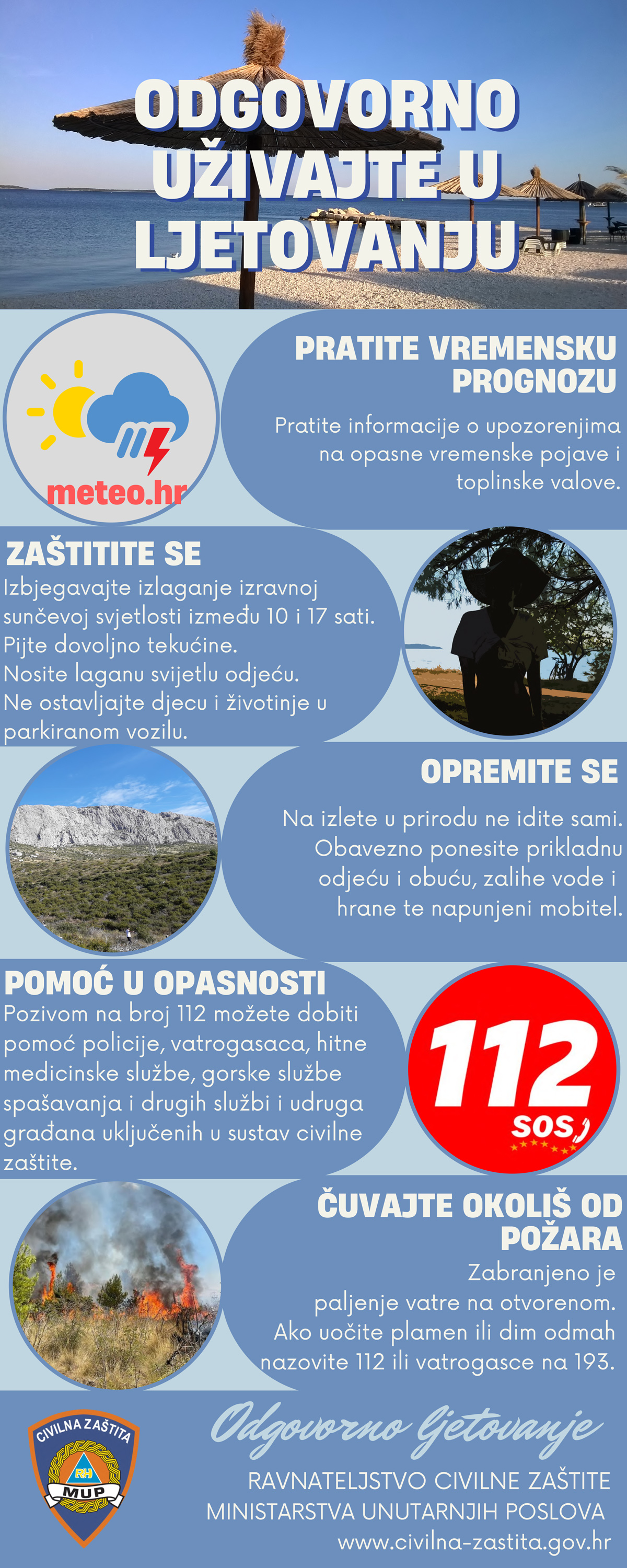 Požega.eu | Kako odgovorno uživati u ljetu i zaštiti se odgovorit će vam informativni letak  „ODGOVORNO LJETOVANJE“